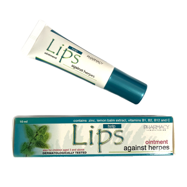 Unguent de buze antiherpetic Lips Pharmacy Laboratories – 10 ml DFS Cosmetice & Uleiuri Cosmetice